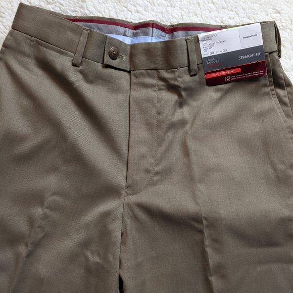 Louis Raphael Rosso Flat Front Dress Pant - Picture 3 of 9